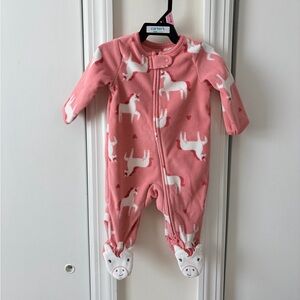 Carter's Unicorn Fleece Footie